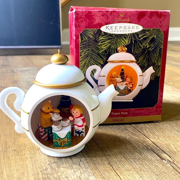 Hallmark Holiday Hallmark 997 Ornament Teapot Party Poshmark